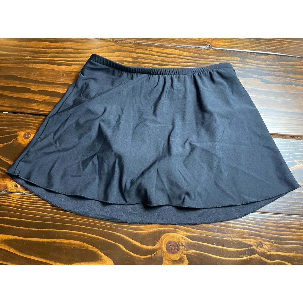 Trimshaper Skirt, Women's Size 14, Black, Swim Bottom Skirt
